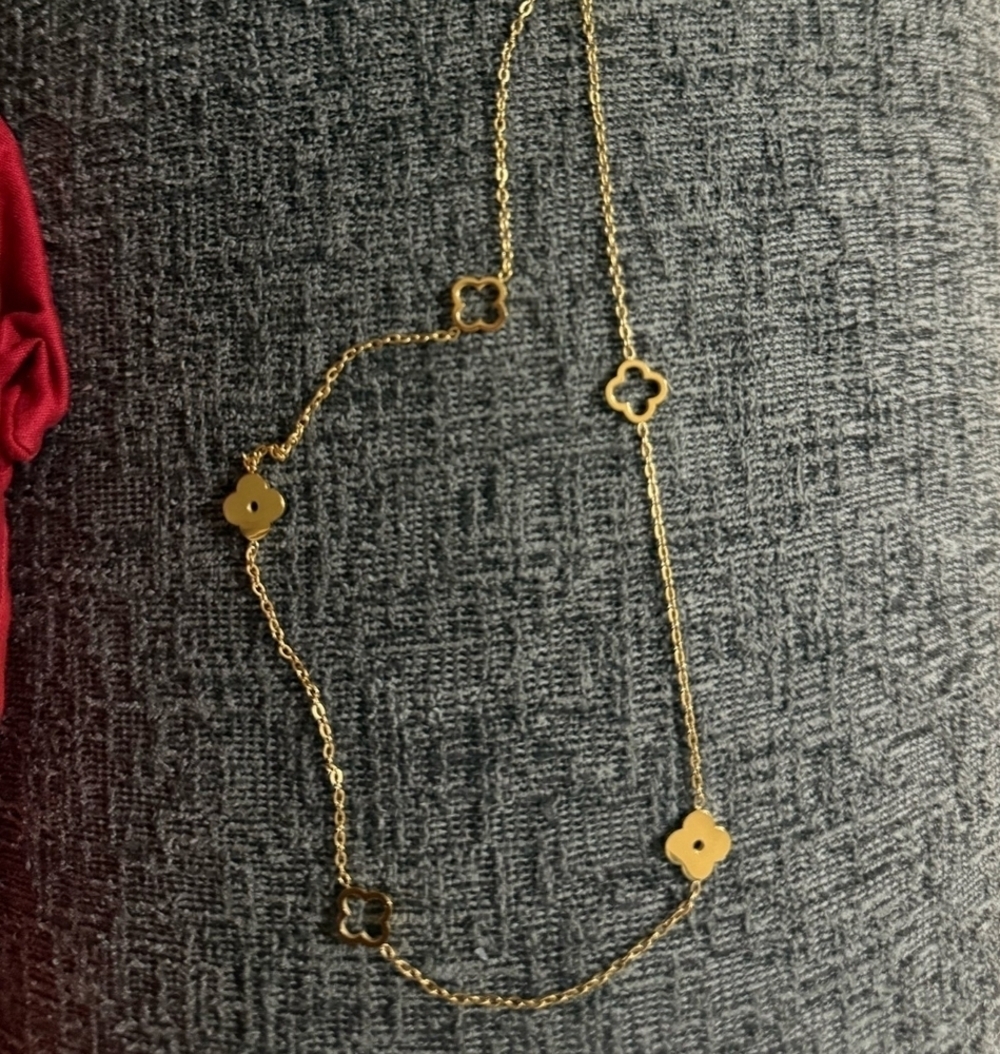 Nwt Set Non Tarnish Clover Alhambra - Picture 3 of 7